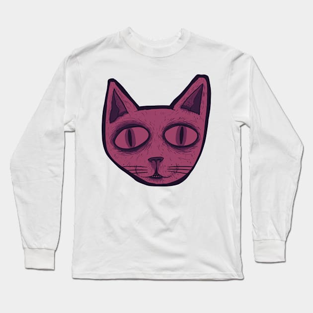 purplecat Long Sleeve T-Shirt by revjosh